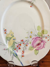 Load image into Gallery viewer, 42505 Parrots Paragon Warrant Commemorate Birth of Princess Margaret Small Platter 1930