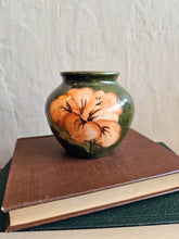 Load image into Gallery viewer, 42410 Green W. Moorcroft Vase with Hibiscus Flower