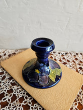 Load image into Gallery viewer, Anemone Blue Moorcroft Candlestick