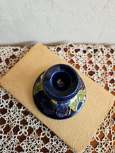 Load image into Gallery viewer, Anemone Blue Moorcroft Candlestick