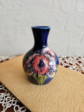 Load image into Gallery viewer, Anemone Blue Moorcroft Vase