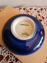 Load image into Gallery viewer, Hibiscus Moorcroft Blue Pottery Bowl