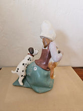 Load image into Gallery viewer, Lladro Little Friskies Girl with Cat and Dog