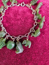 Load image into Gallery viewer, Vintage Jade Charm Bracelet DP