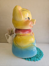 Load image into Gallery viewer, Vintage American Bisque Pig in Overalls Cookie Jar. 333