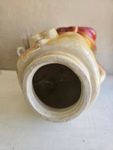 Load image into Gallery viewer, Vintage American Bisque Pig in Overalls Cookie Jar. 333