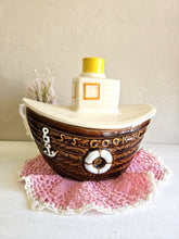 Load image into Gallery viewer, McCoy Pottery Tugboat USS Cookies #354 Cookie Jar 23 76