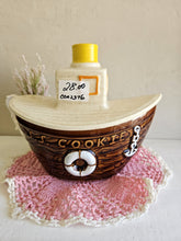 Load image into Gallery viewer, McCoy Pottery Tugboat USS Cookies #354 Cookie Jar 23 76