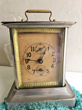 Load image into Gallery viewer, Vintage Germany Hamburg Carriage Alarm Clock. 020