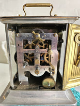 Load image into Gallery viewer, Vintage Germany Hamburg Carriage Alarm Clock. 020