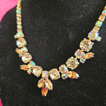 Load image into Gallery viewer, Signed Vintage Rootbeer Brown/Amber Sherman Necklace 42501