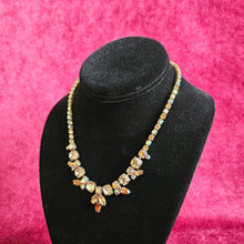 Load image into Gallery viewer, Signed Vintage Rootbeer Brown/Amber Sherman Necklace 42501