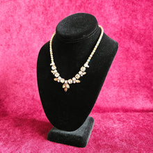 Load image into Gallery viewer, Signed Vintage Rootbeer Brown/Amber Sherman Necklace 42501