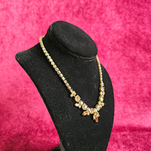 Load image into Gallery viewer, Signed Vintage Rootbeer Brown/Amber Sherman Necklace 42501