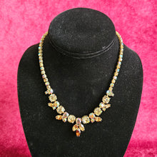 Load image into Gallery viewer, Signed Vintage Rootbeer Brown/Amber Sherman Necklace 42501