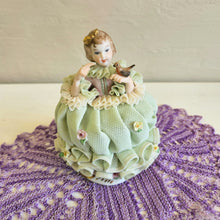 Load image into Gallery viewer, Irish Dresden "Mairead" Figurine Emerald Collection 42506