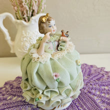 Load image into Gallery viewer, Irish Dresden "Mairead" Figurine Emerald Collection 42506