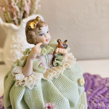 Load image into Gallery viewer, Irish Dresden "Mairead" Figurine Emerald Collection 42506