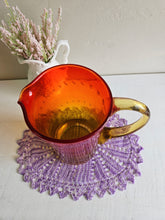 Load image into Gallery viewer, Blenko-Style Amberina Cadmium Pitcher 013