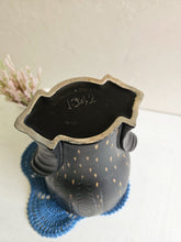 Load image into Gallery viewer, Black and Gold Beswick Vase 42407