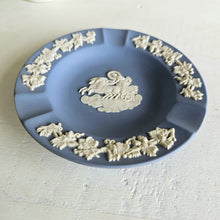 Load image into Gallery viewer, Wedgwood Blue Jasperware Ashtray Horses and Chariot 42506