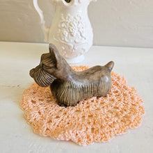 Load image into Gallery viewer, Carved Brown Stone Scottie Dog Figurine 42507