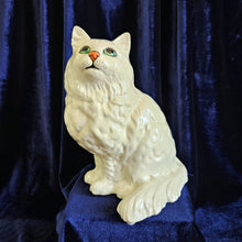 Load image into Gallery viewer, #1867 Large Beswick White Persian Cat. 24 38