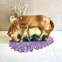 Load image into Gallery viewer, Royal Copley Grazing Horse Planter #2459