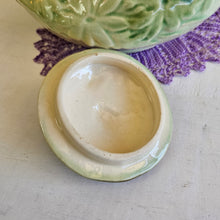 Load image into Gallery viewer, McCoy Daisy MCM Green and Brown Teapot #42507