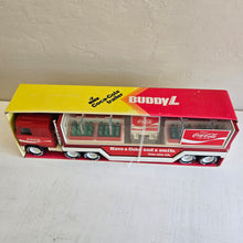Load image into Gallery viewer, Buddy L Coca Cola Truck & Trailer #2527