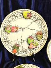 Load image into Gallery viewer, Gien France "Fraises en Folie" Hand Painted Plates 42002