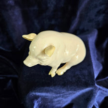 Load image into Gallery viewer, Belleek Ireland Pig Figurine #023