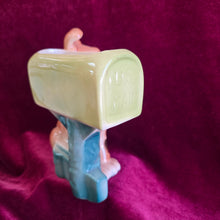 Load image into Gallery viewer, Royal Copley Dog w/ Mailbox Ceramic Planter 23 56