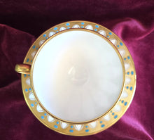 Load image into Gallery viewer, Royal Chelsea “Gothic” Teacup and Saucer 42505