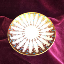 Load image into Gallery viewer, Royal Chelsea “Gothic” Teacup and Saucer 42505