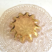 Load image into Gallery viewer, Amberina Glass Ruffled Dish 2434