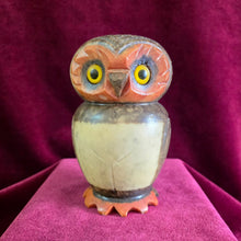Load image into Gallery viewer, Large Alabaster Owl Carving 42510019