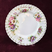 Load image into Gallery viewer, Royal Albert Flower of the Month 8-inch Plates 42510
