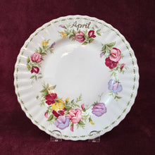 Load image into Gallery viewer, Royal Albert Flower of the Month 8-inch Plates 42510