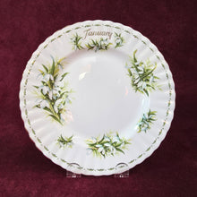 Load image into Gallery viewer, Royal Albert Flower of the Month 8-inch Plates 42510