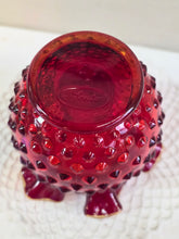 Load image into Gallery viewer, Fenton Red & Amberina Hobnail Vase 036