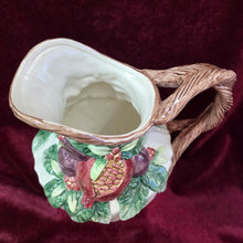 Load image into Gallery viewer, Fitz & Floyd Winter Fruits Pitcher 2 & 1/2 Quarts 42303