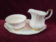 Load image into Gallery viewer, Royal Albert Val D'Or Large Cream, Sugar, & Tray 42509