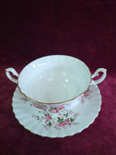 Load image into Gallery viewer, Royal Albert Lavender Rose Cream Soup Bowl & Saucer 42510