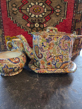 Load image into Gallery viewer, Wade Paisley Blue Chintz Tea Set 42605
