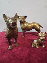 Load image into Gallery viewer, Brass Dogs. 3 to choose from 42603