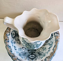 Load image into Gallery viewer, Antique Ironstone Jug and Bowl 333