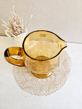 Load image into Gallery viewer, Amber Depression Glass Pitcher 42506