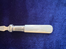 Load image into Gallery viewer, Silverplated Serving Utensils with Mother of Pearl Handles 024