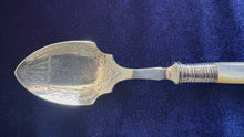 Load image into Gallery viewer, Silverplated Serving Utensils with Mother of Pearl Handles 024